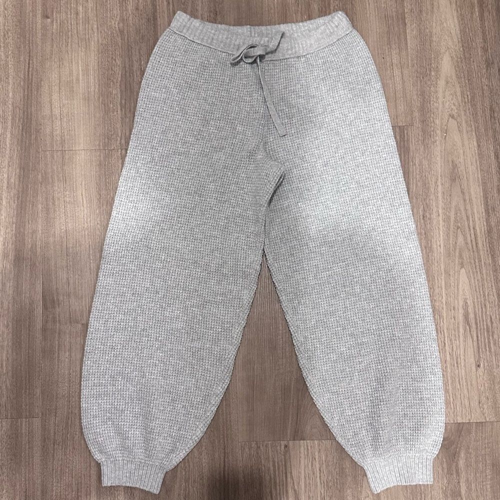 American Eagle Aerie Soft Knit Gray Lounge Casual Sweat Pants - Picture 4 of 5